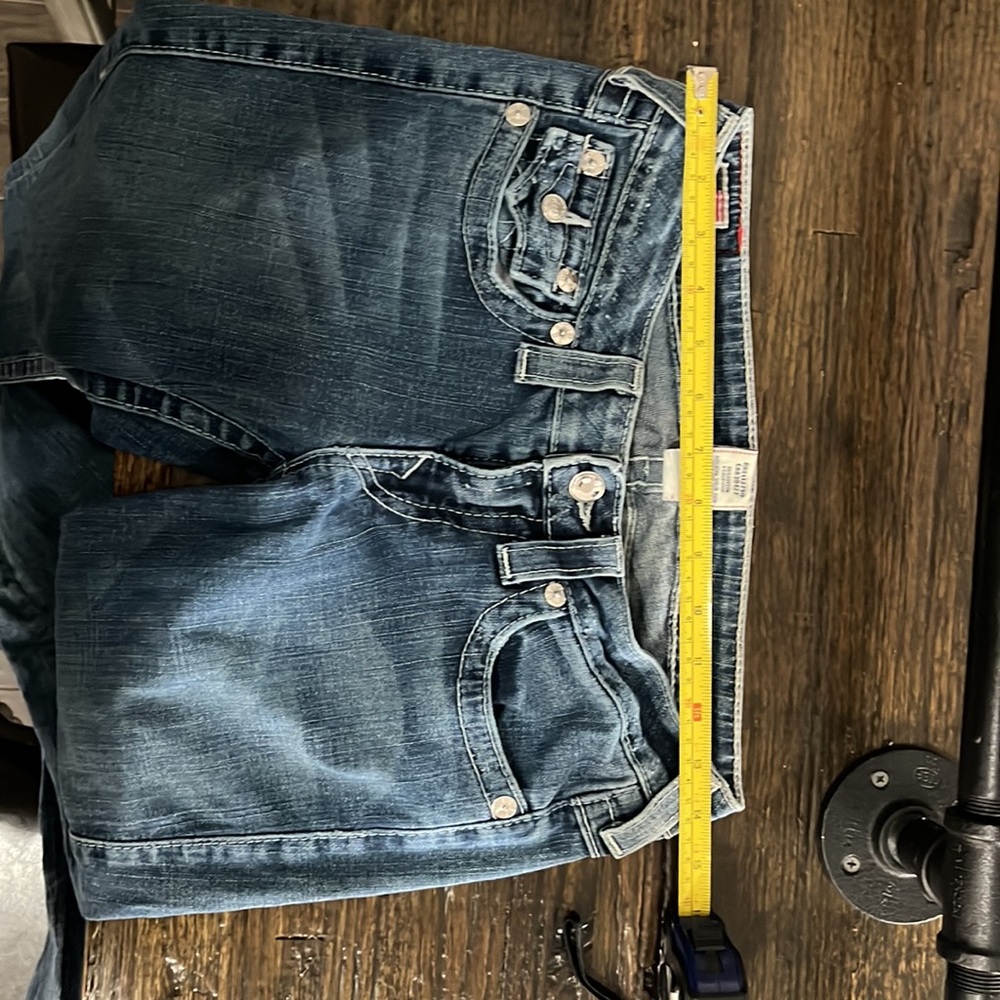 True Religion Crystal Button Jeans sz 28 - Picture 8 of 8